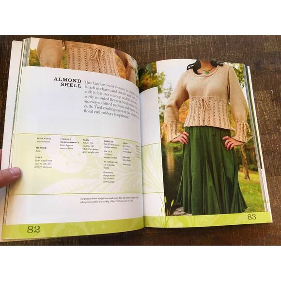 The Yarn Garden 30+ knits using plant-based yarn pattern book Knit Crochet - Picture 9 of 10